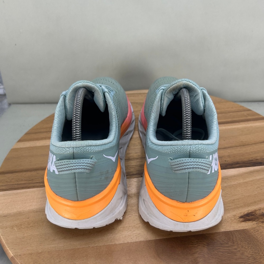 Hoka One One Arahi 4 Womens Running Shoes Blue Pink Orange 1106474 BHLR Size 11 - Picture 4 of 9